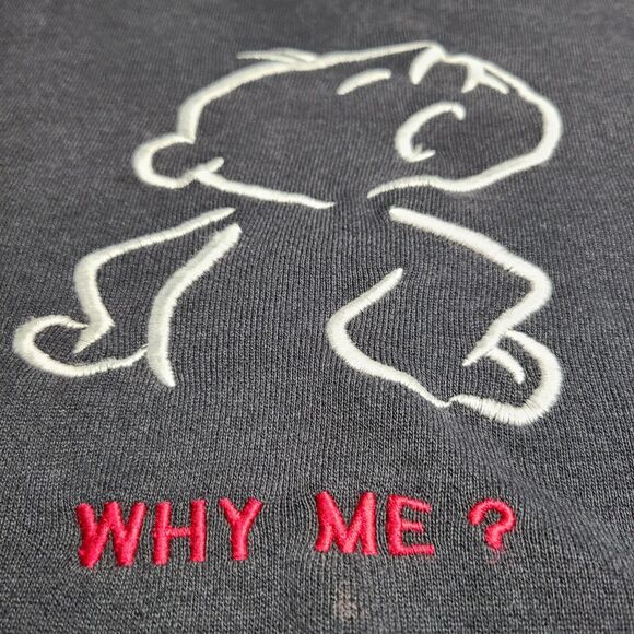 Vintage 90's Cartoon Embroidered Sweatshirt Men's Size Large Delta Pullover 90s - Picture 2 of 5